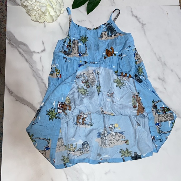 STAR WARS Sleeveless Midi Dress size 3T - Picture 5 of 9
